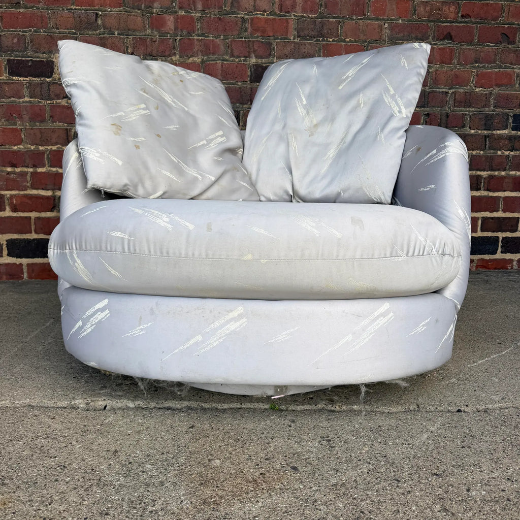 Milo Baughman? Swivel Lounge Chair Chaise
