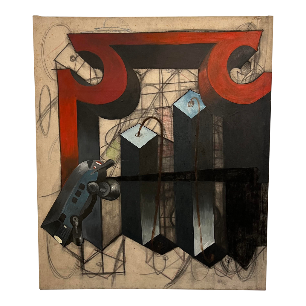 Mixed Media Abstract Painting