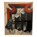 Mixed Media Abstract Painting