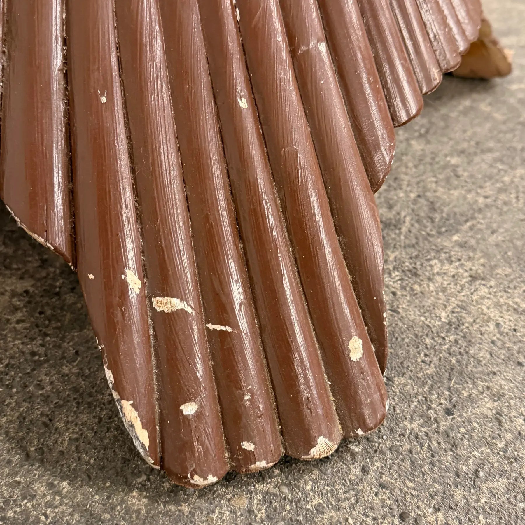 Modern Regency Sheaf of Wheat Pedestal Table
