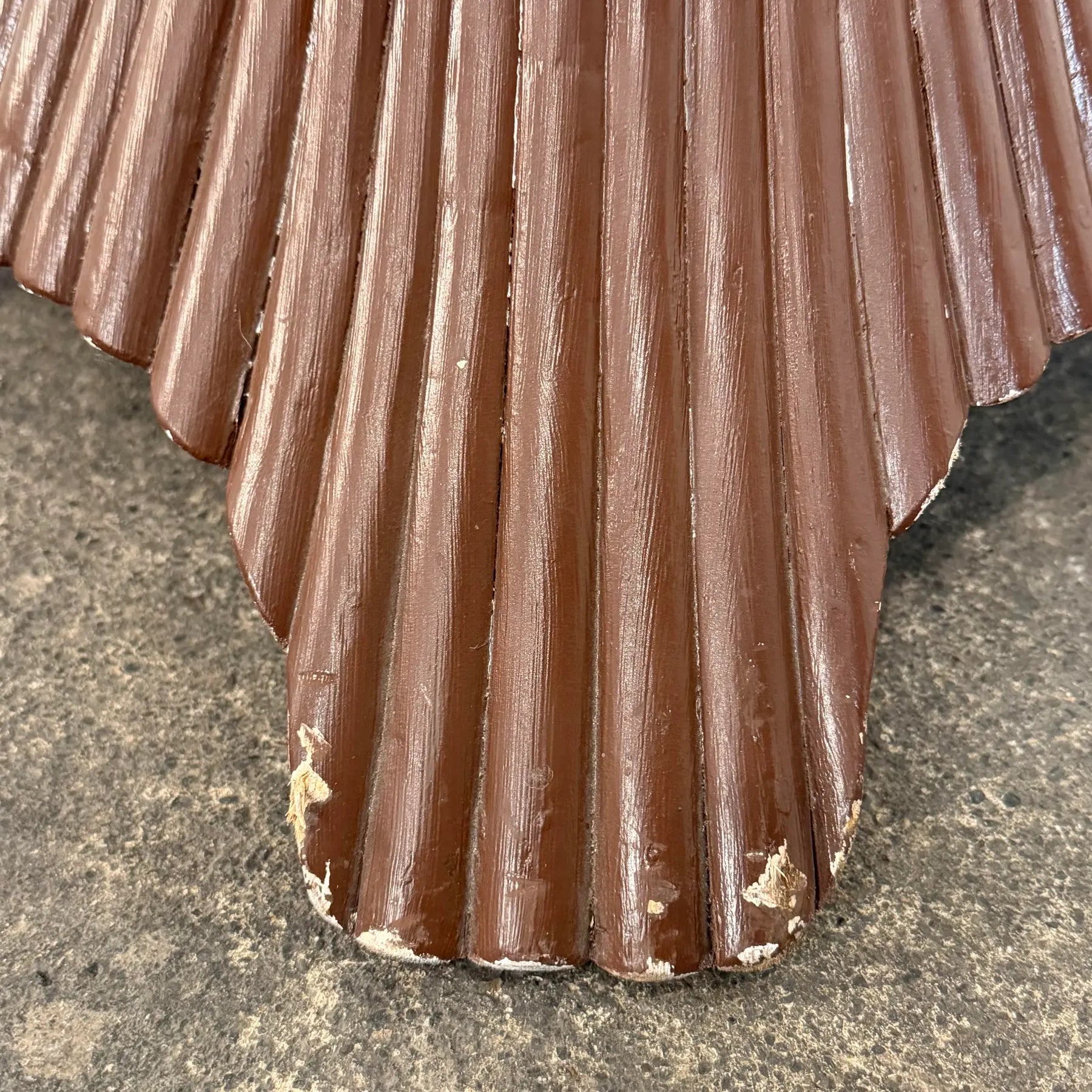 Modern Regency Sheaf of Wheat Pedestal Table