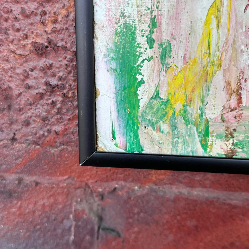 Modernist Abstract Painting Untitled Unsigned