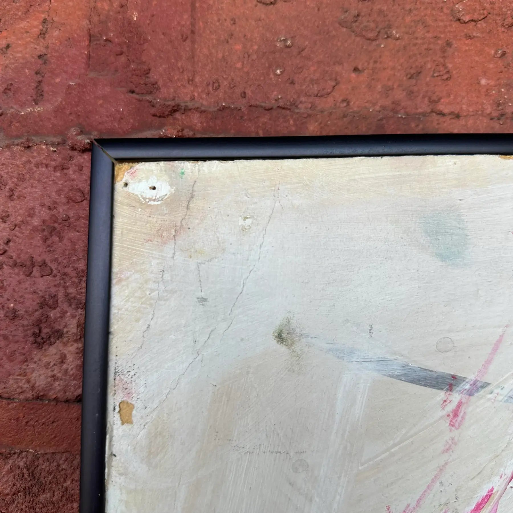 Modernist Abstract Painting Untitled Unsigned