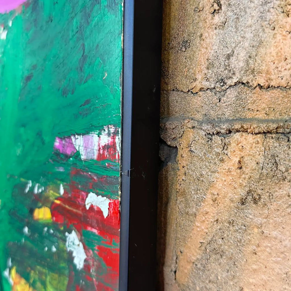 Modernist Abstract Painting Untitled Unsigned