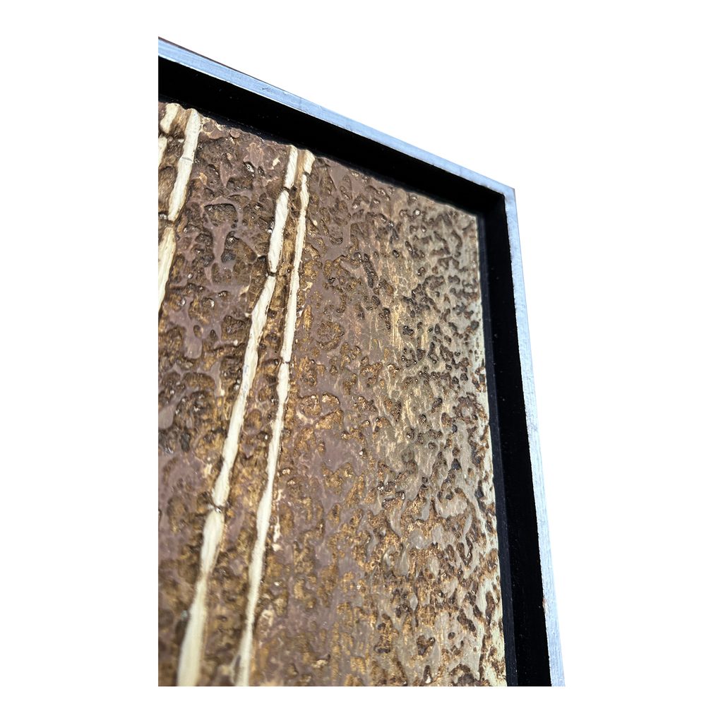 Object Series #1 1975-76 O W. Wolf Framed Painting on Board.