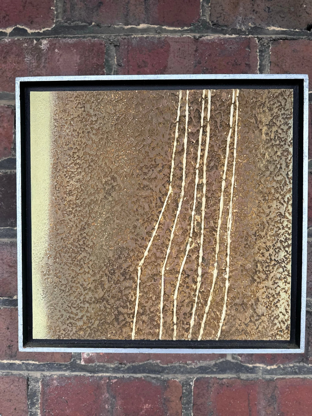 Object Series #1 1975-76 O W. Wolf Framed Painting on Board.
