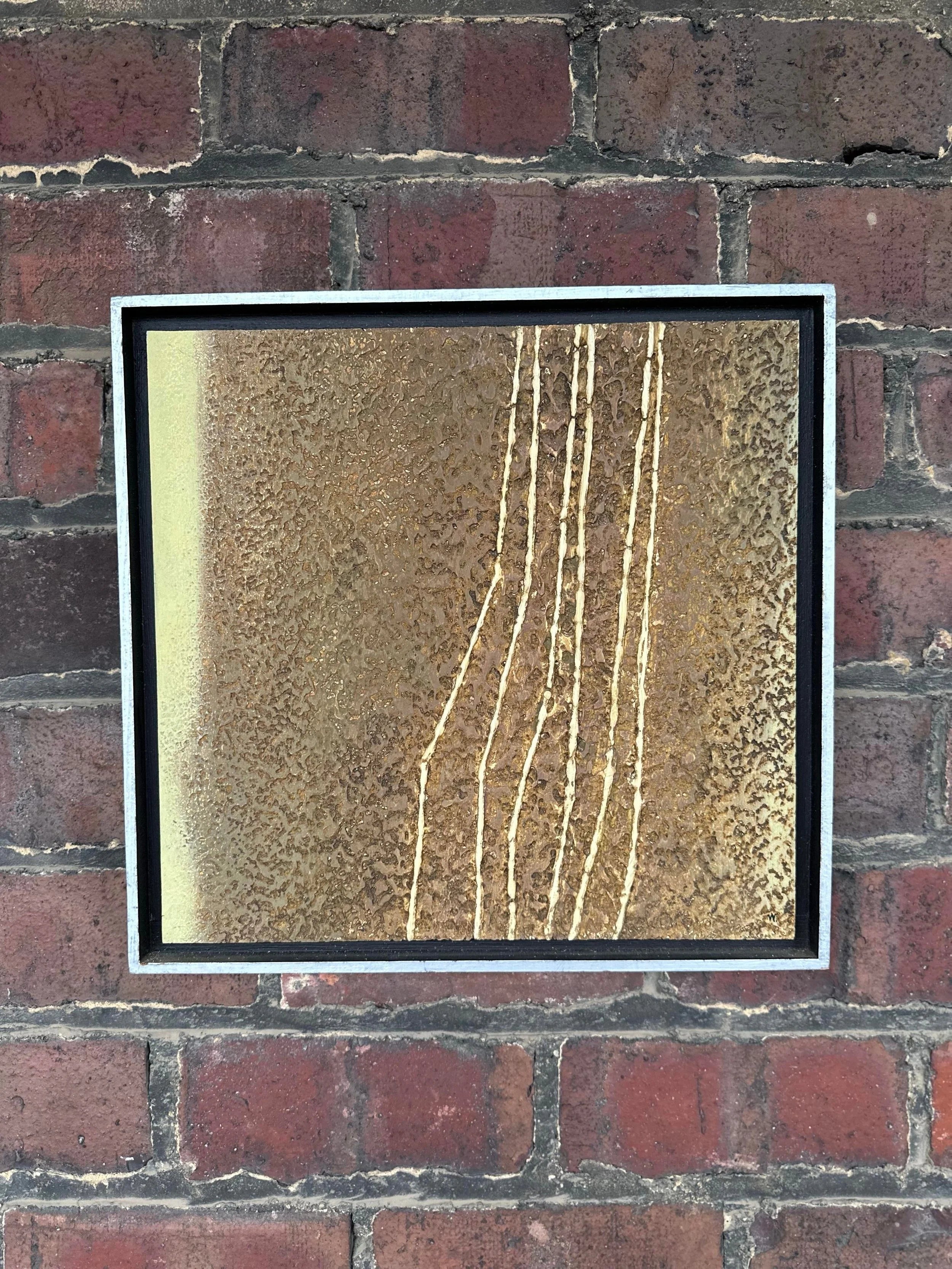Object Series #1 1975-76 O W. Wolf Framed Painting on Board.