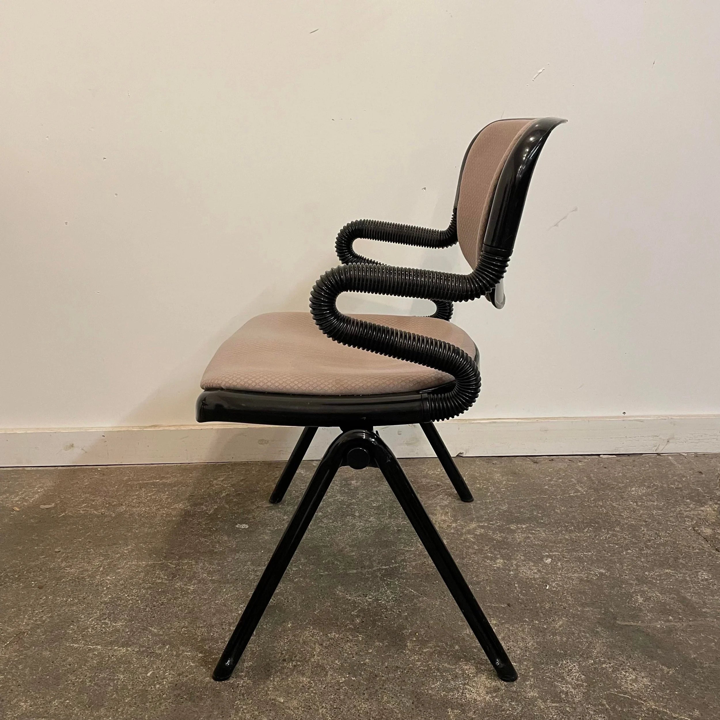 One “Vertabra” Arm Chair by Giancarlo Piretti Italian Post Modern Design