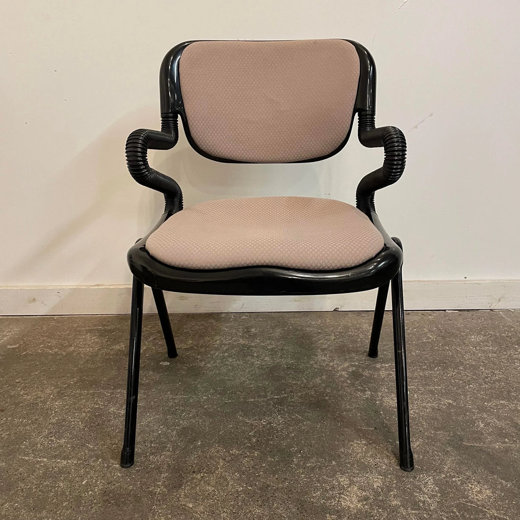 One “Vertabra” Arm Chair by Giancarlo Piretti Italian Post Modern Design