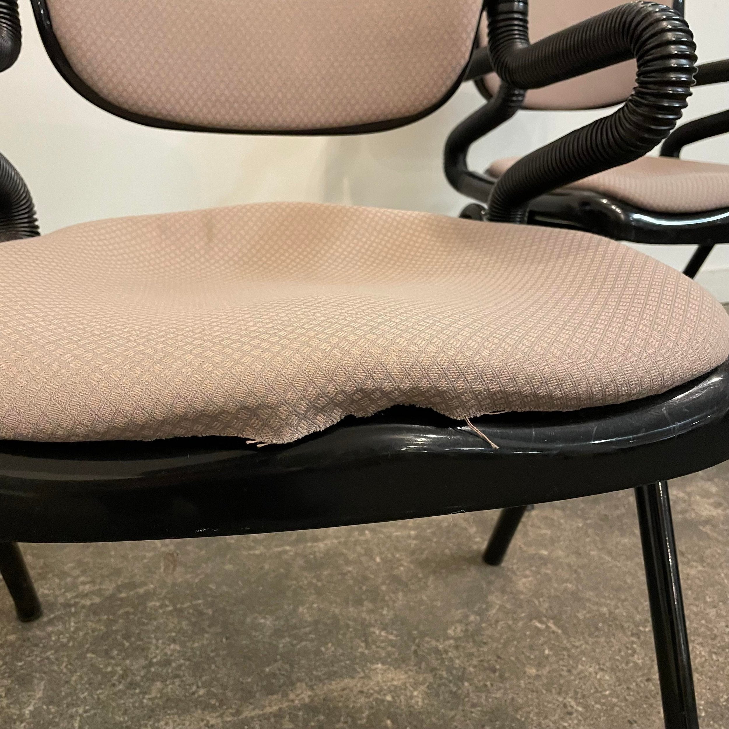 One “Vertabra” Arm Chair by Giancarlo Piretti Italian Post Modern Design