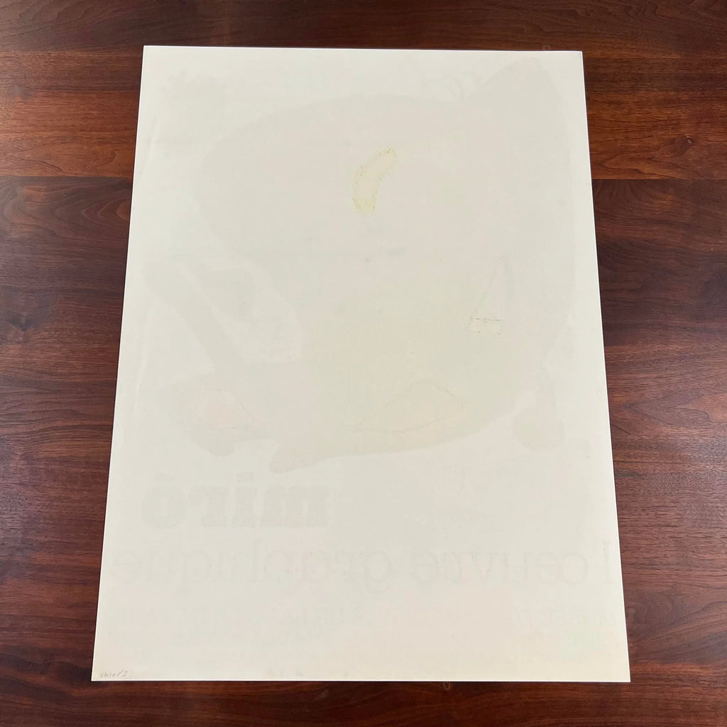 Original Joan Miró Stone Lithograph 1974