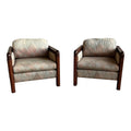 Pair of 1980s David Edward Company Club Chairs