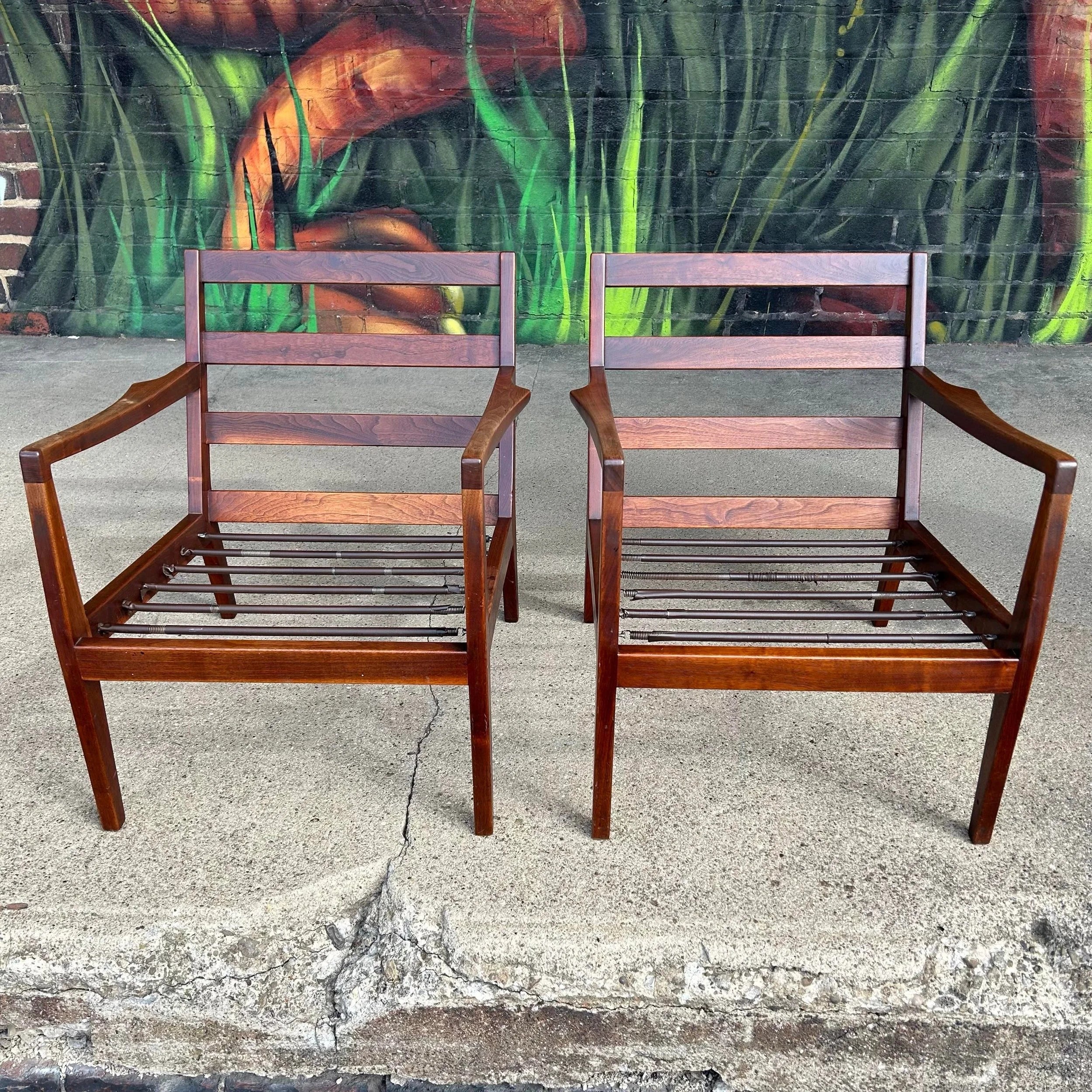 Pair of Arden Riddle Studio Furniture Arm Lounge Chairs