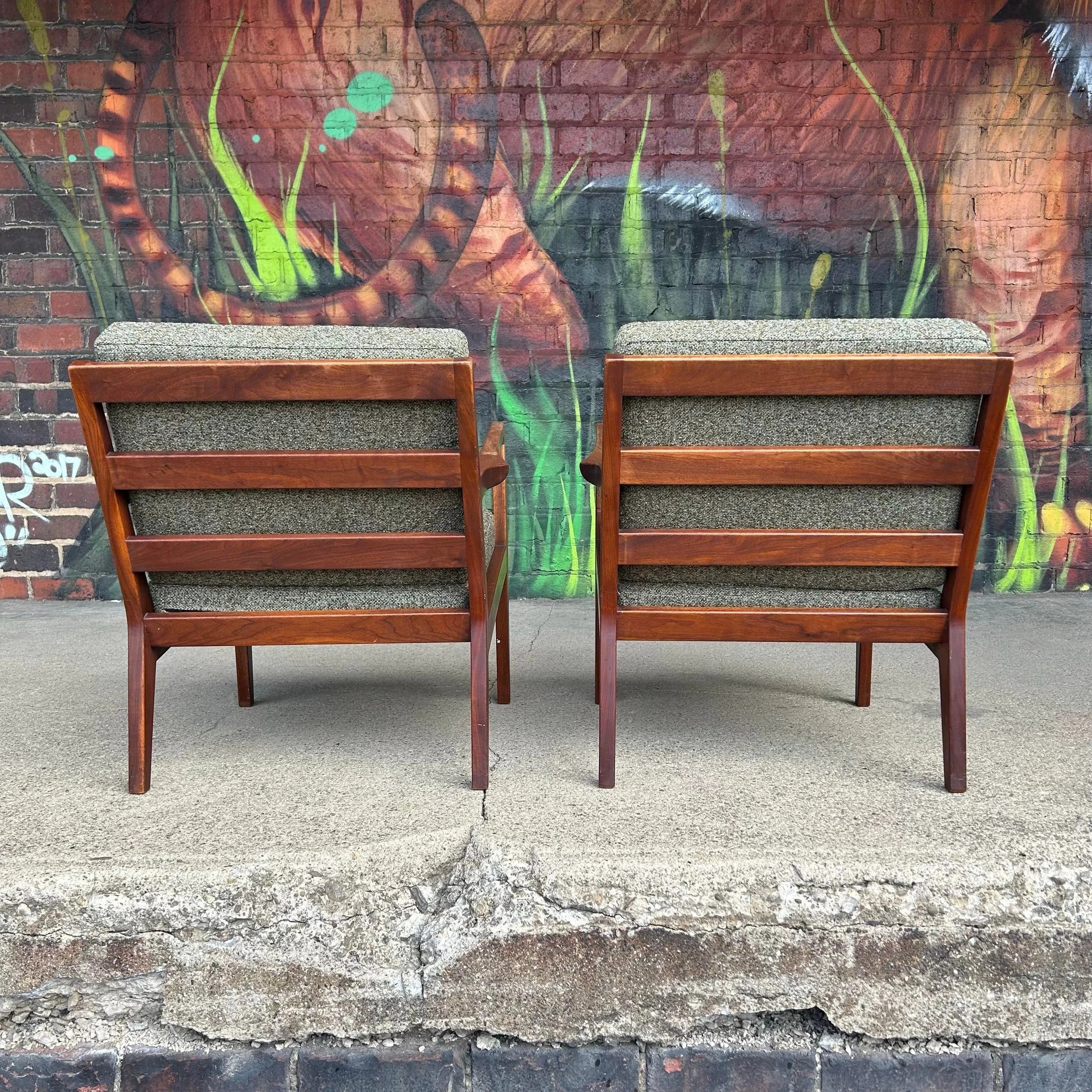 Pair of Arden Riddle Studio Furniture Arm Lounge Chairs