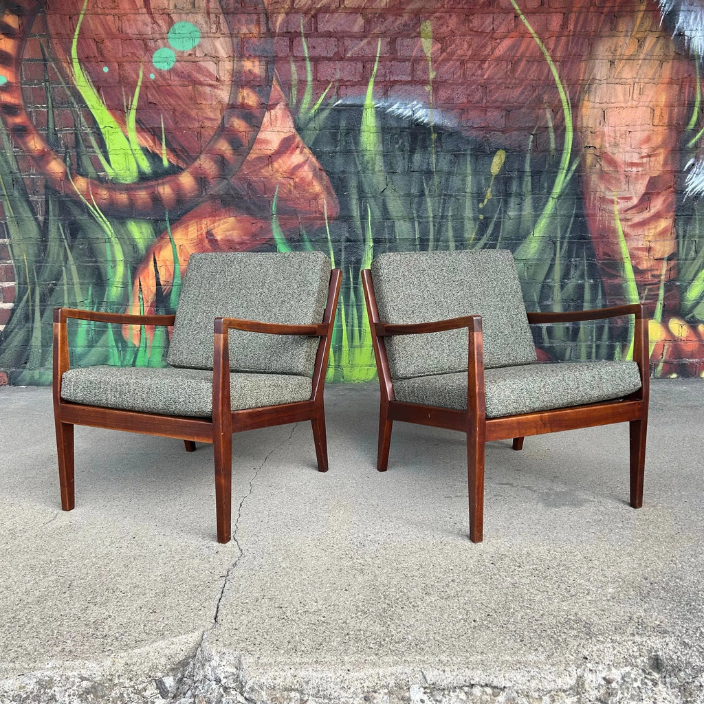 Pair of Arden Riddle Studio Furniture Arm Lounge Chairs