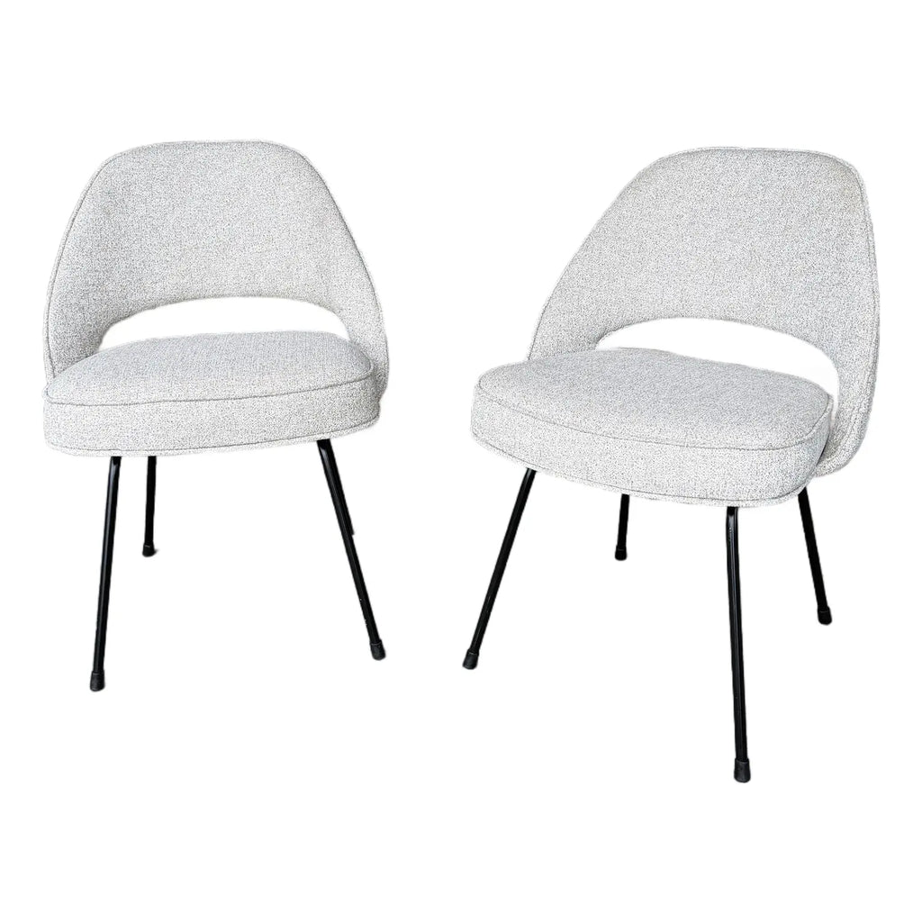 Pair of Early Eero Saarinen for Knoll Executive Side Chairs