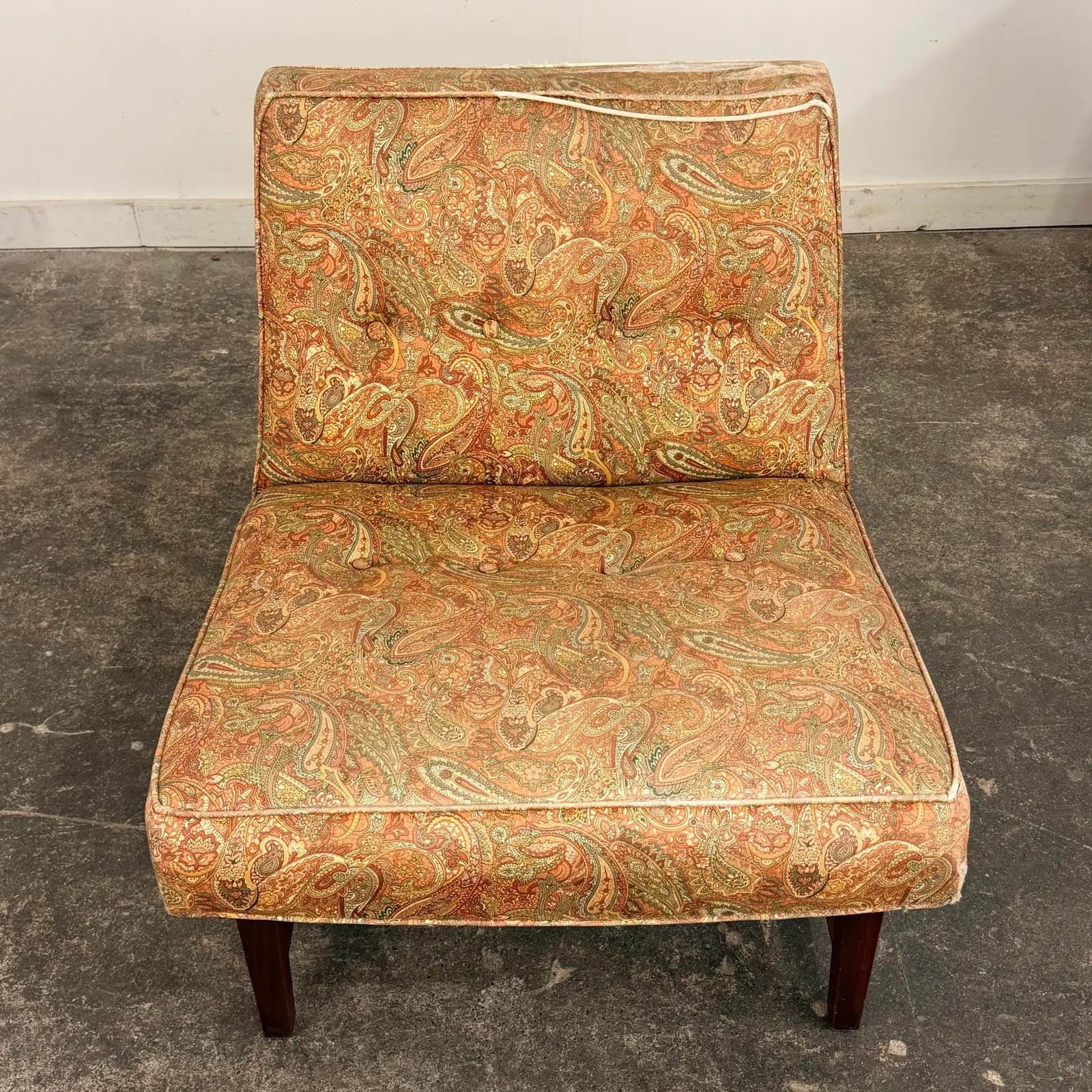 Pair of Edward Wormley for Dunbar-Style Slipper Chairs
