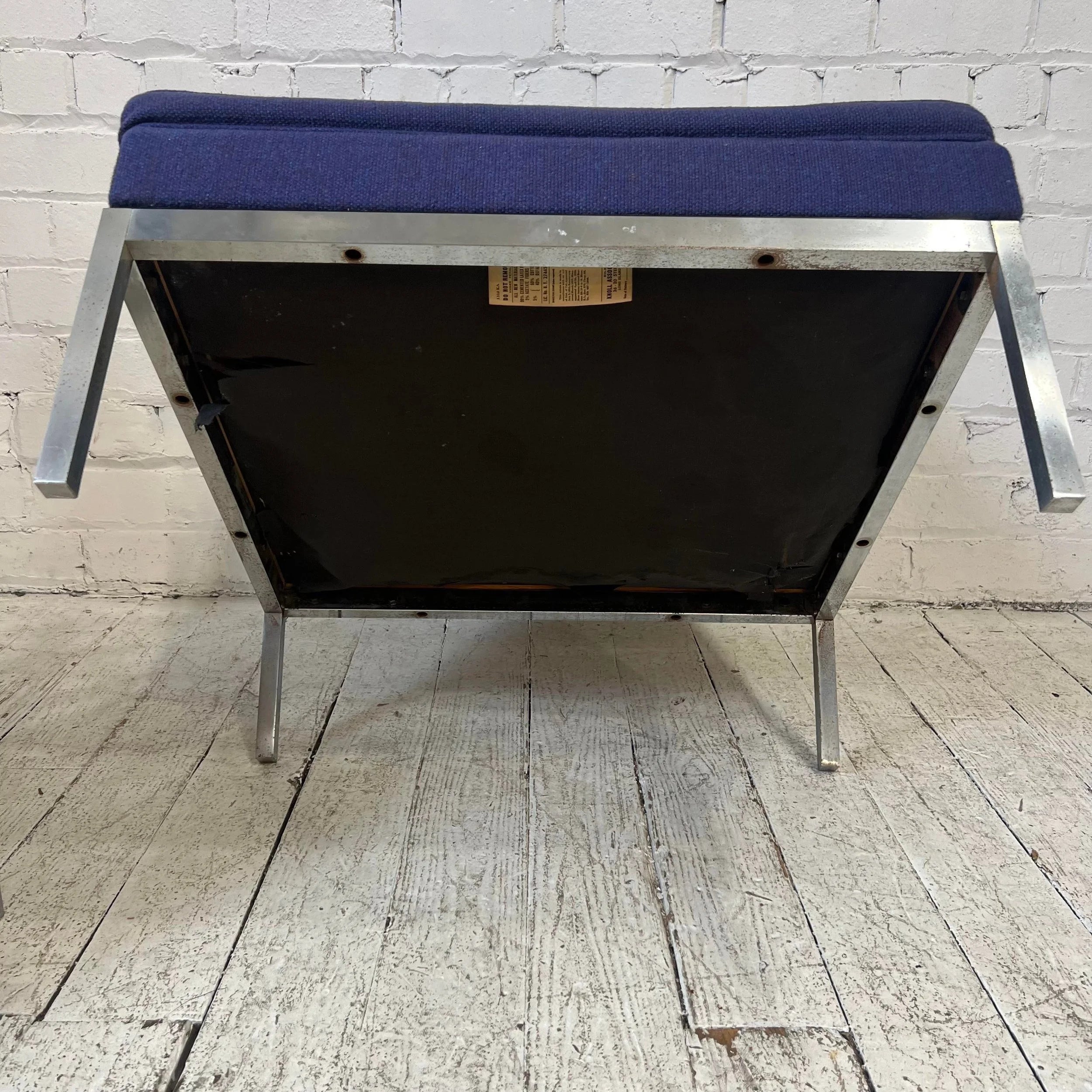 Pair of Florence Knoll Slipper Chairs