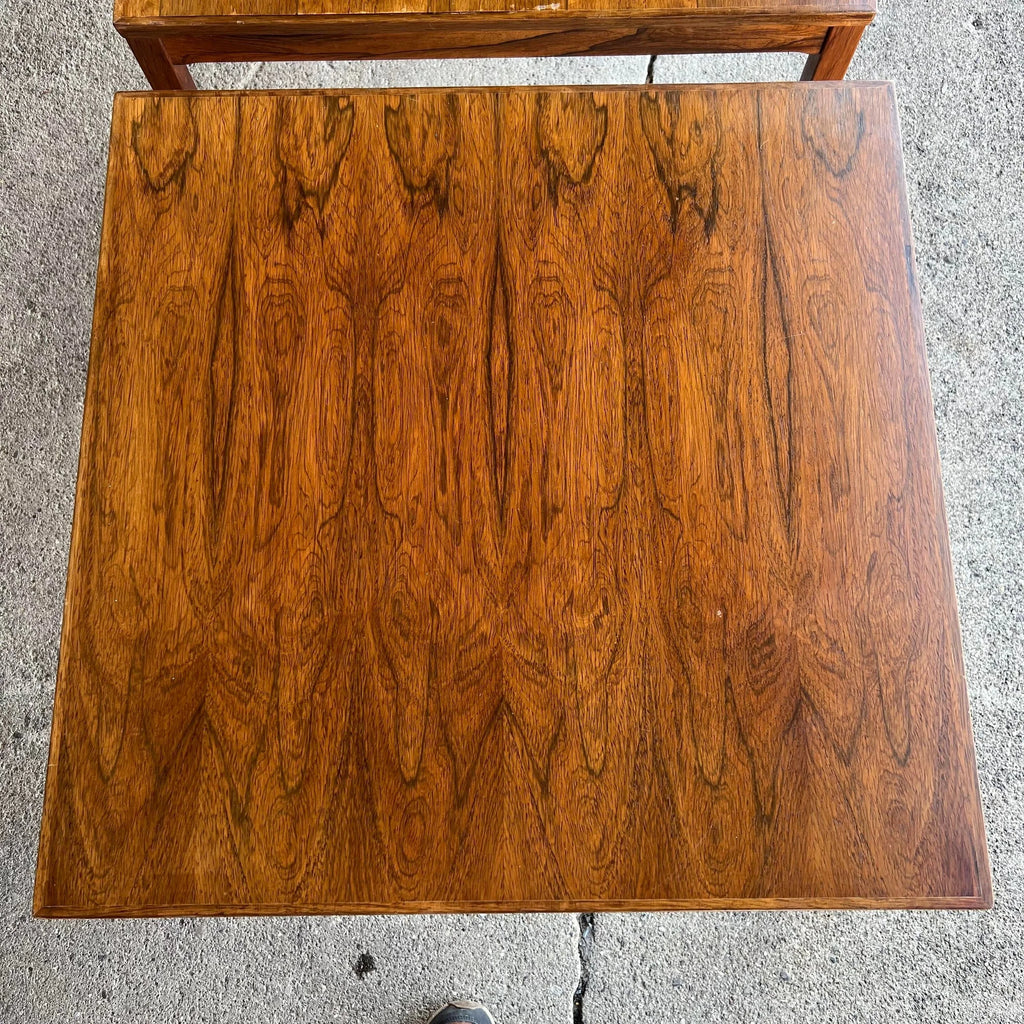 Pair of Haug Snekkeri A/S Rosewood Side Tables for Bruksbo