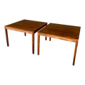 Pair of Haug Snekkeri A/S Rosewood Side Tables for Bruksbo