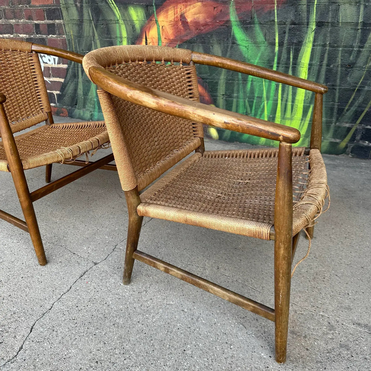 Pair of Illum Wikkelsø Danish Modern Accent Chairs