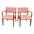 Pair of Jens Risom Arm Chairs