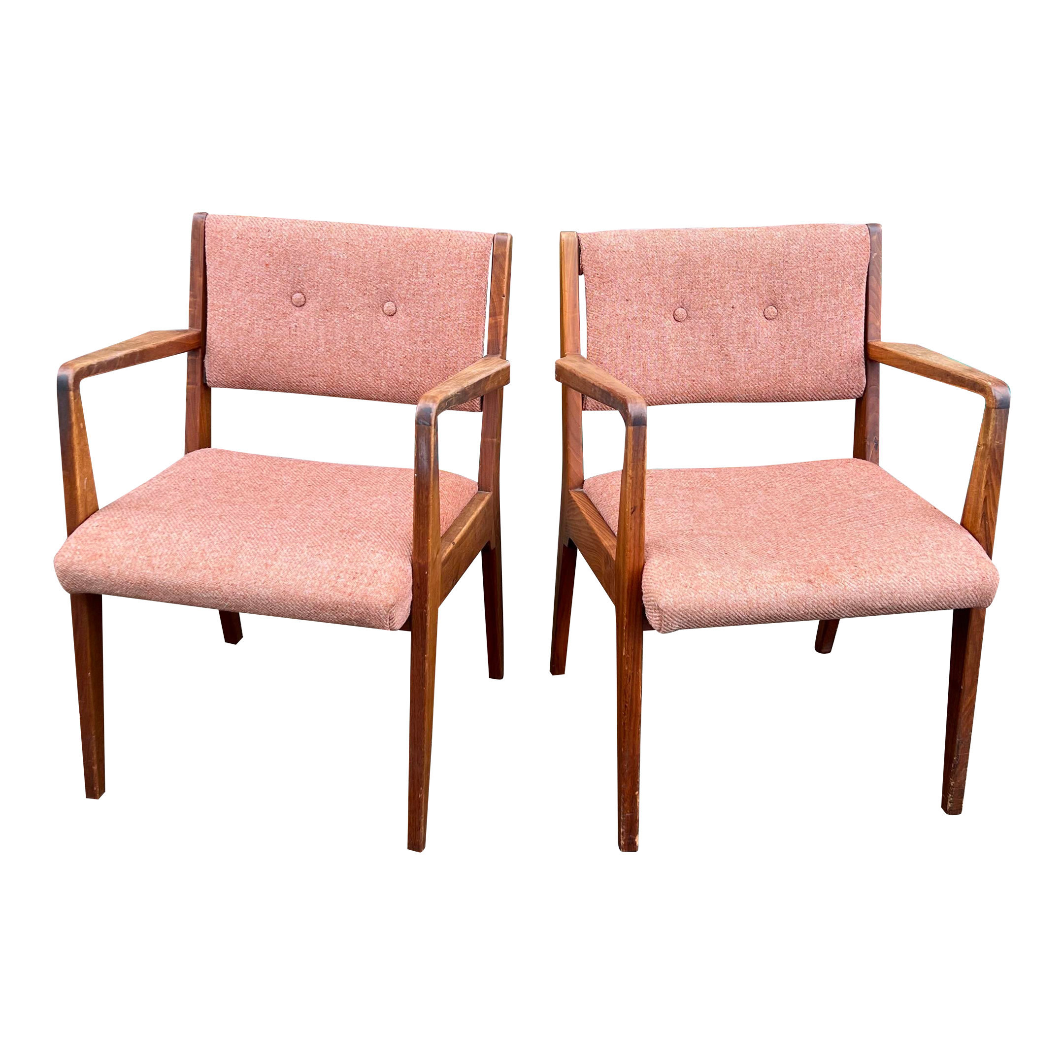 Pair of Jens Risom Arm Chairs