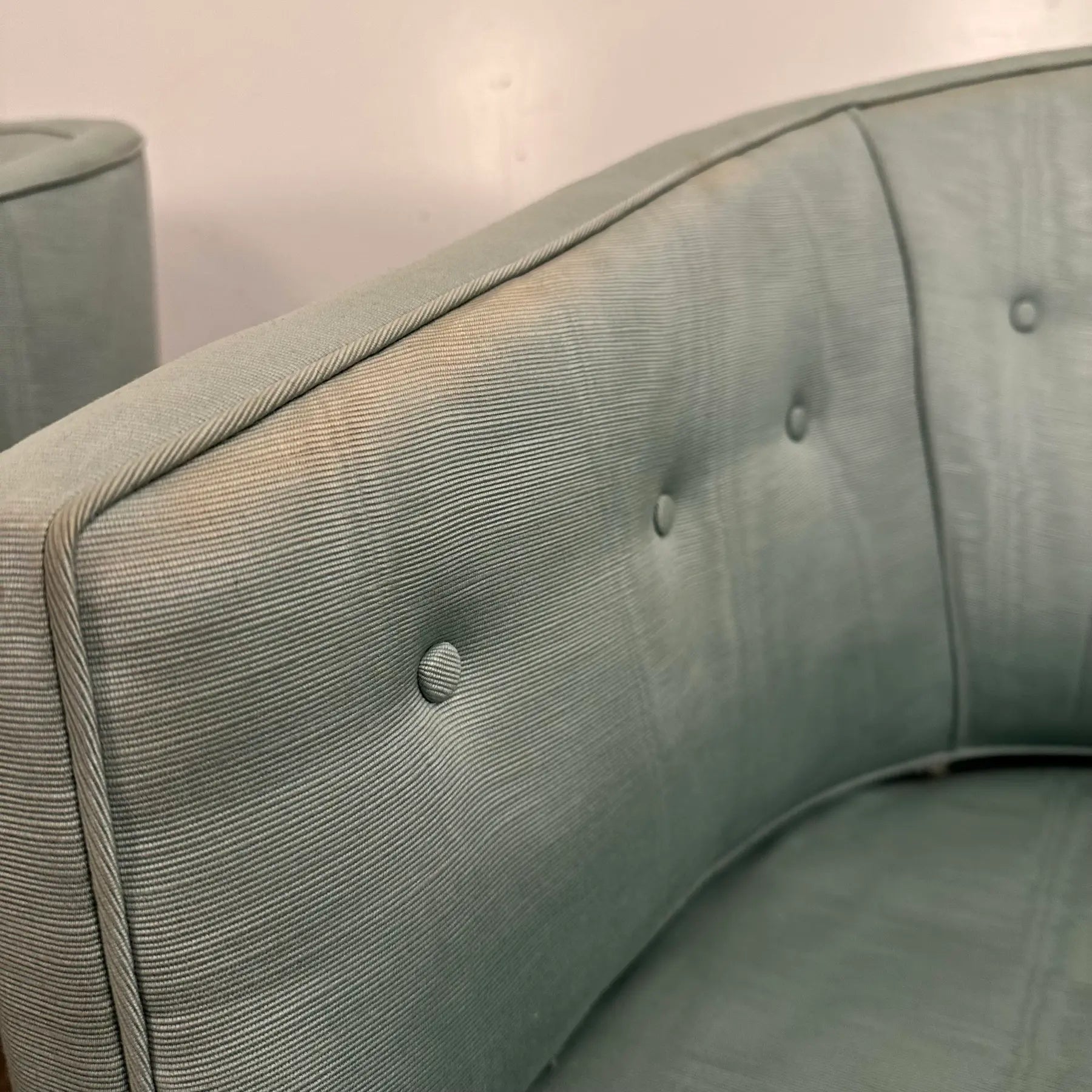 Pair of Kipp Stewart for Directional Barrel Chair on Casters