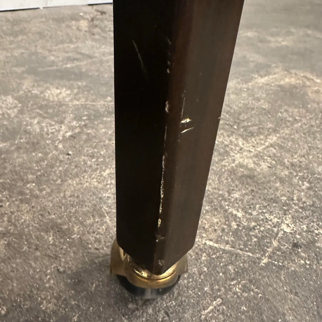 Pair of Kipp Stewart for Directional Barrel Chair on Casters