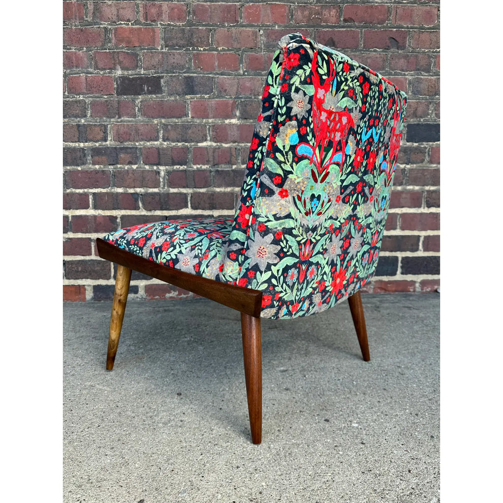 Pair of Kroehler Slipper Chairs Mind the Gap Fabric