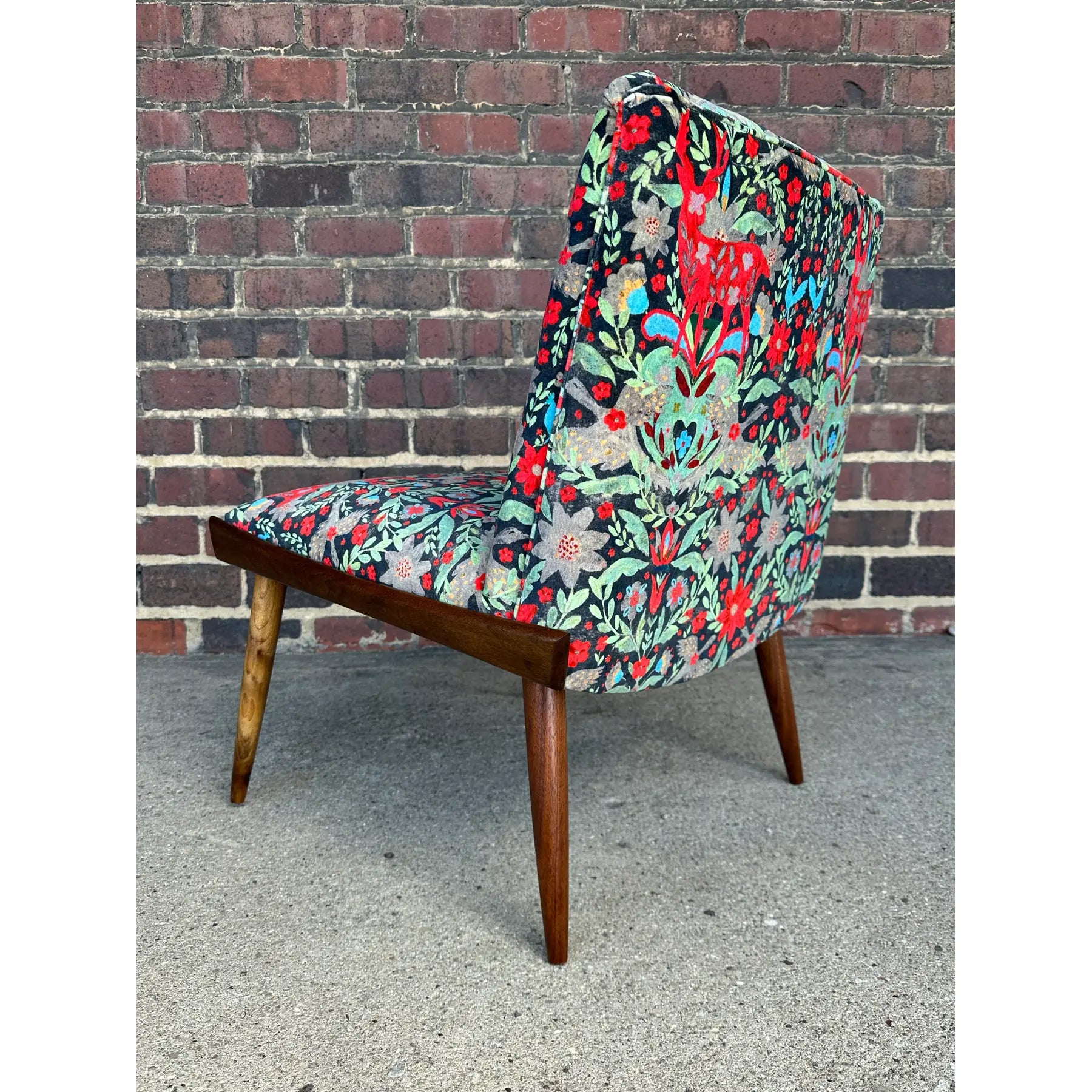 Pair of Kroehler Slipper Chairs Mind the Gap Fabric
