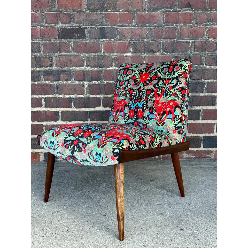 Pair of Kroehler Slipper Chairs Mind the Gap Fabric