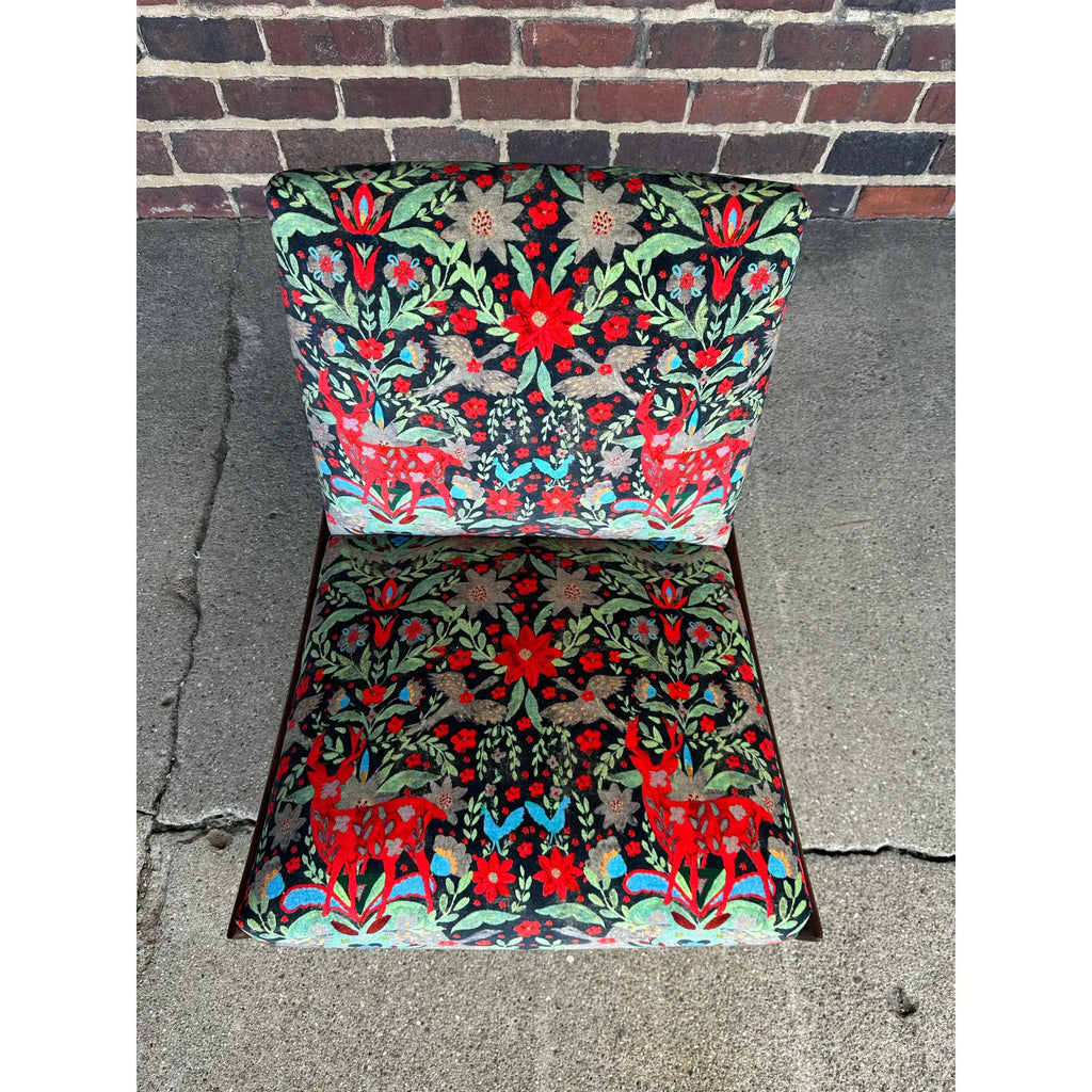 Pair of Kroehler Slipper Chairs Mind the Gap Fabric