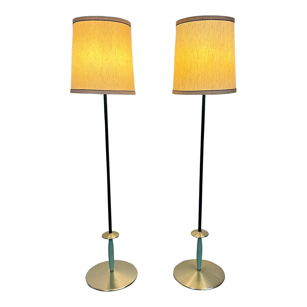 Pair of Mid Century Modern Floor Lamps