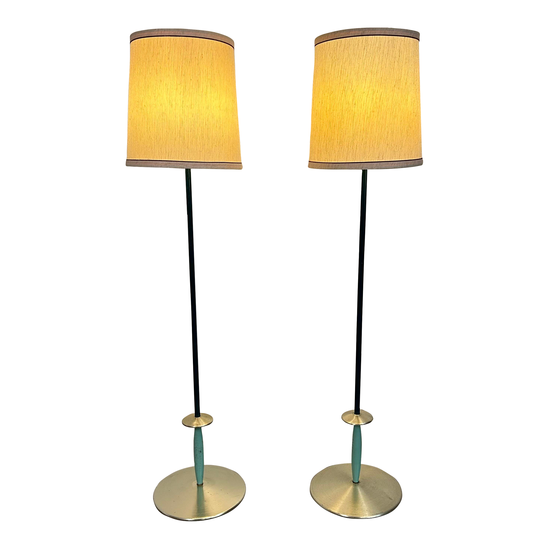 Pair of Mid Century Modern Floor Lamps