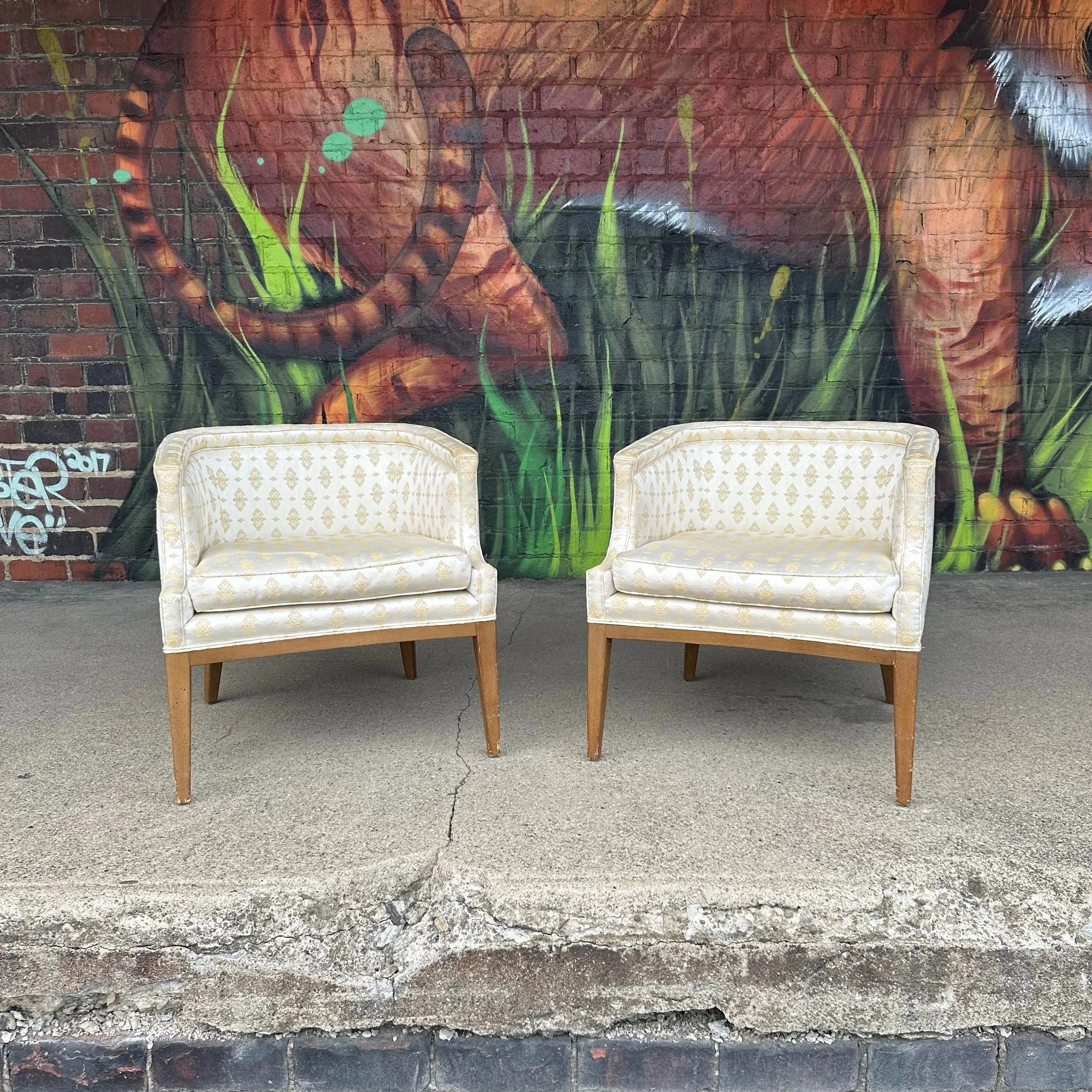 Pair of Mid 20th Century Side Chairs