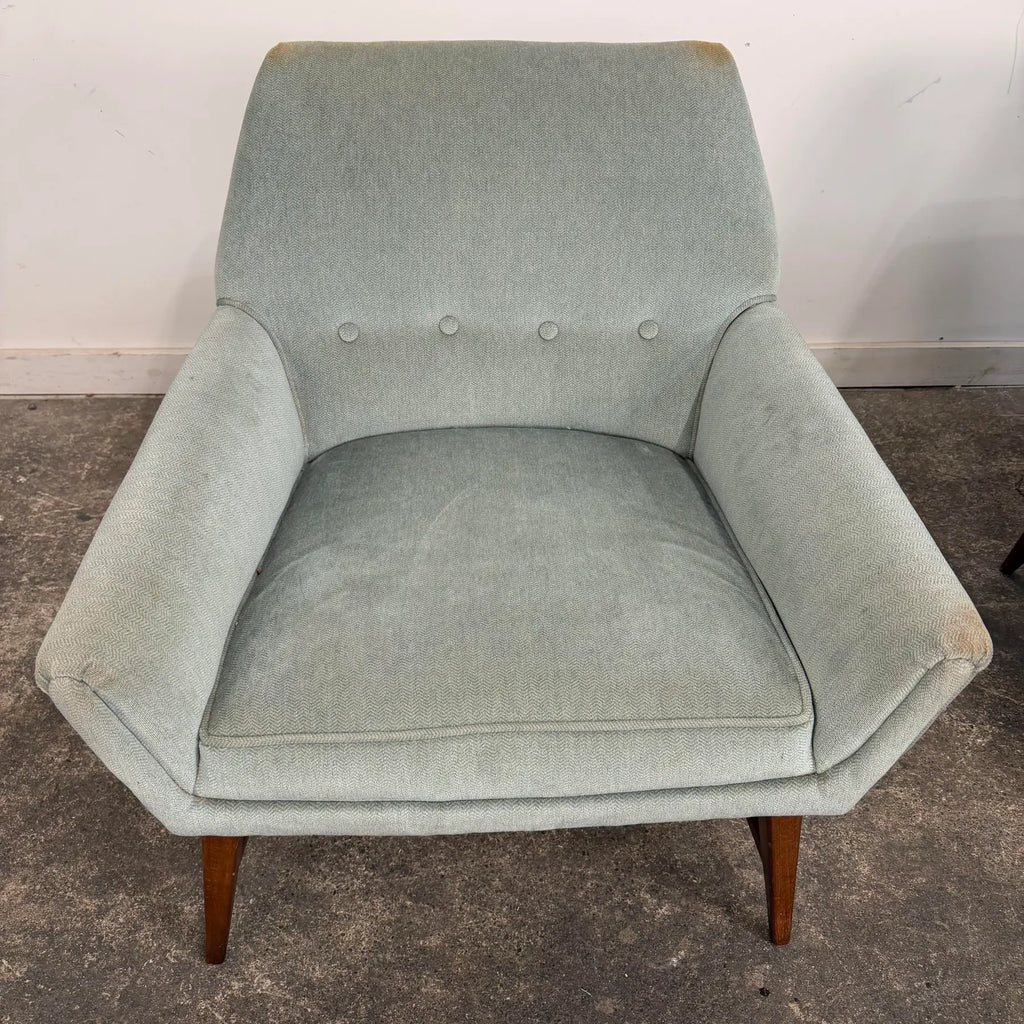 Pair of Mid-Century Modern Atomic Style Lounge Chairs