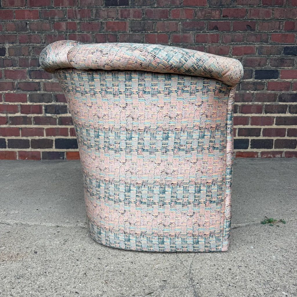 Pair of Milo Baughman for Thayer Coggin Split Back Chairs Postmodern