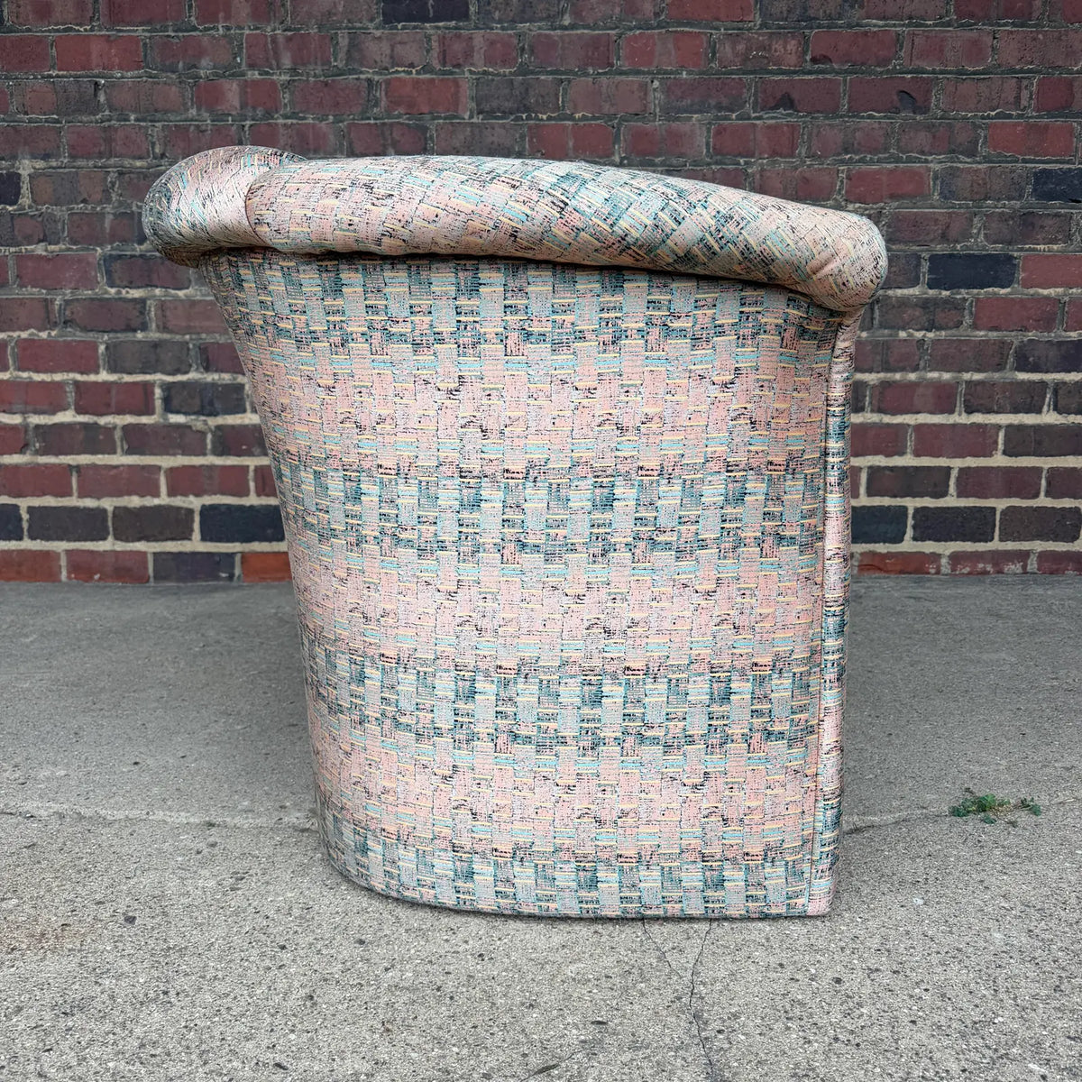 Pair of Milo Baughman for Thayer Coggin Split Back Chairs Postmodern