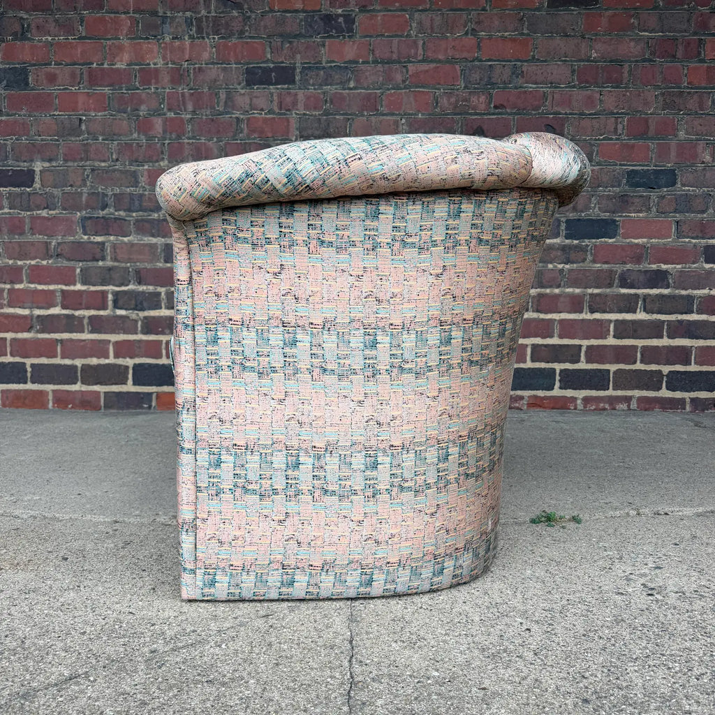 Pair of Milo Baughman for Thayer Coggin Split Back Chairs Postmodern