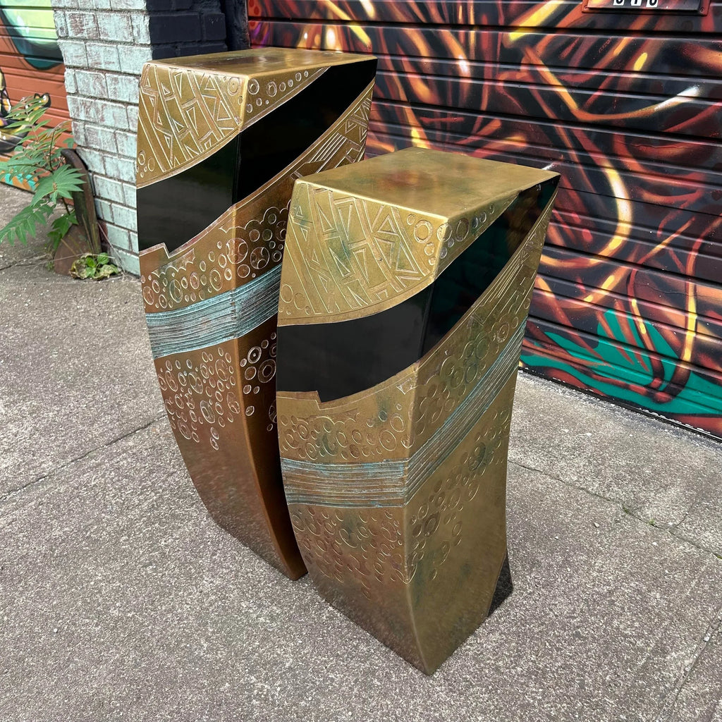 Pair of Post-Modern Pedestals