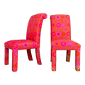 Pair of Tall Back Parsons Chairs