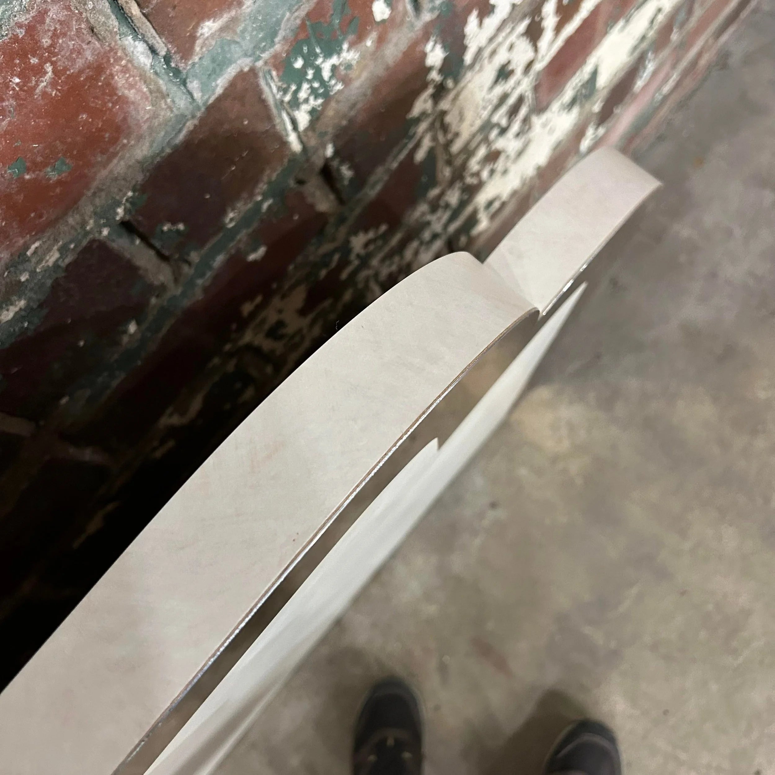Pair of Twin Size Rose Gold Trim Headboards