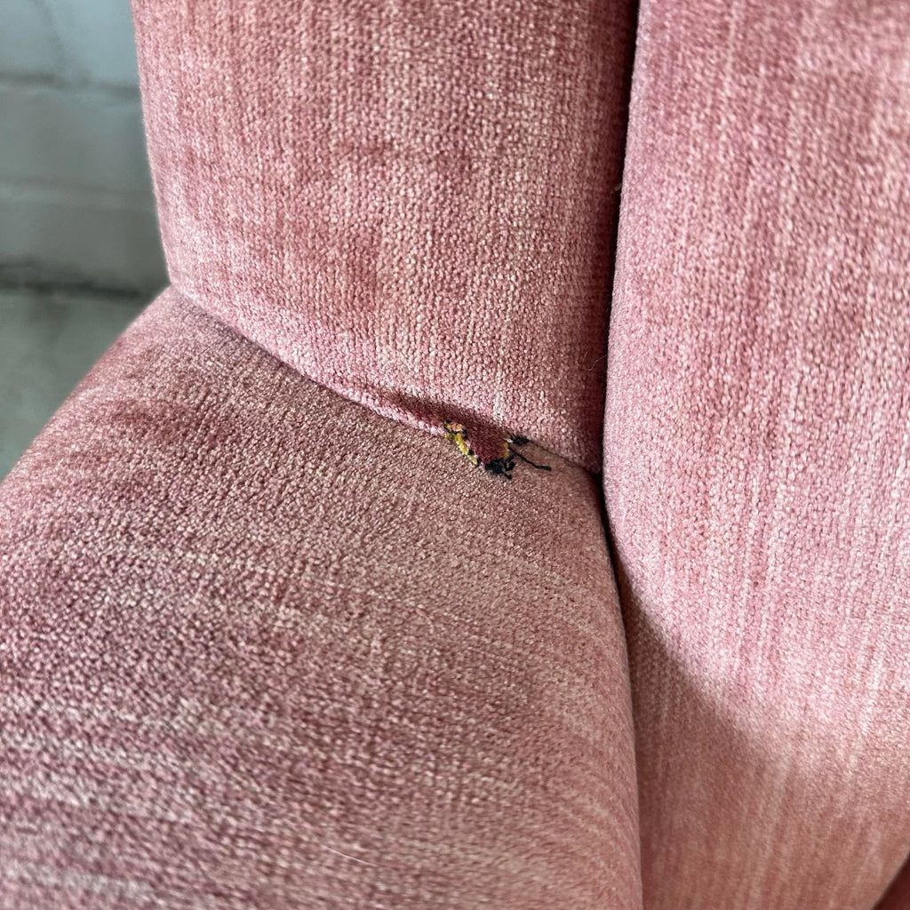 Pair of Velvet Rock & Swivel Tall Back Armchairs
