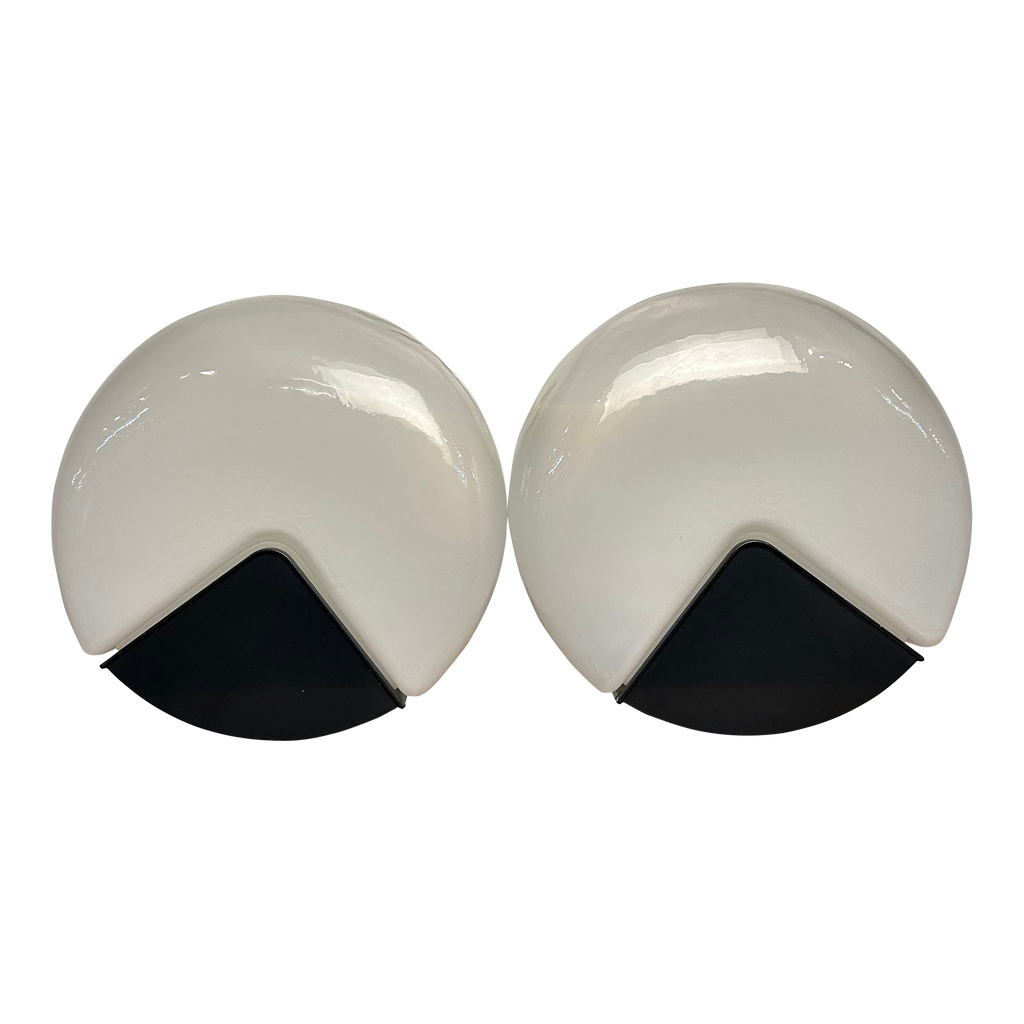 Pair of Vetri Murano Glass Wall Sconce Lights by Roberto Pamio