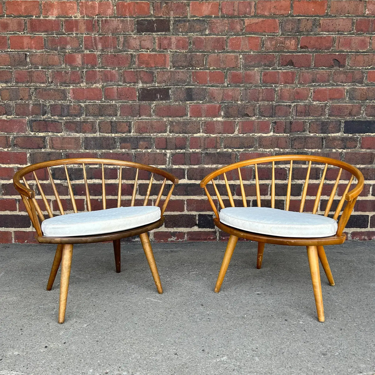 Pair of Yngve Ekstrom Arka Lounge Chairs
