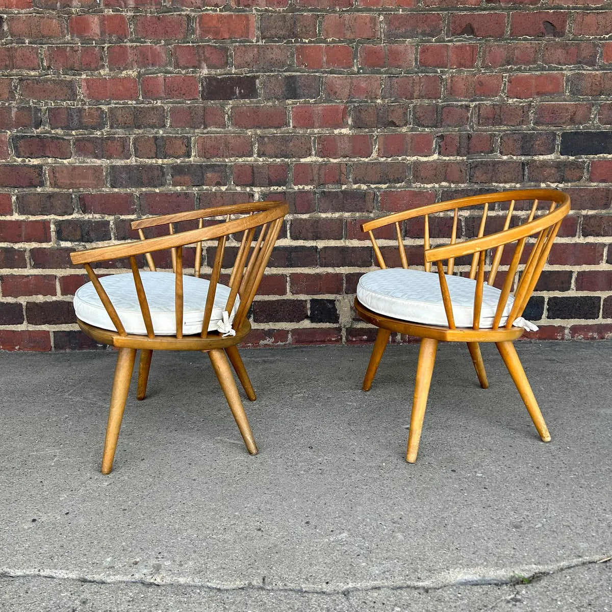 Pair of Yngve Ekstrom Arka Lounge Chairs