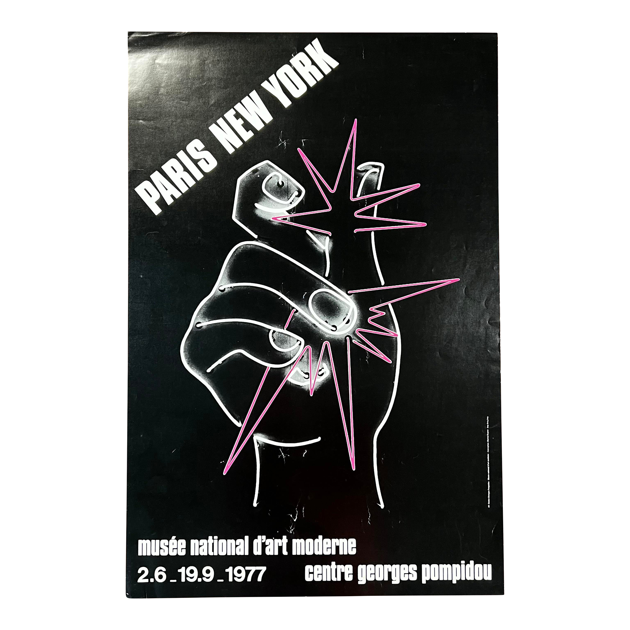 Paris New York 1977 Lithograph by Roman Cieslewicz and Martial Raysee