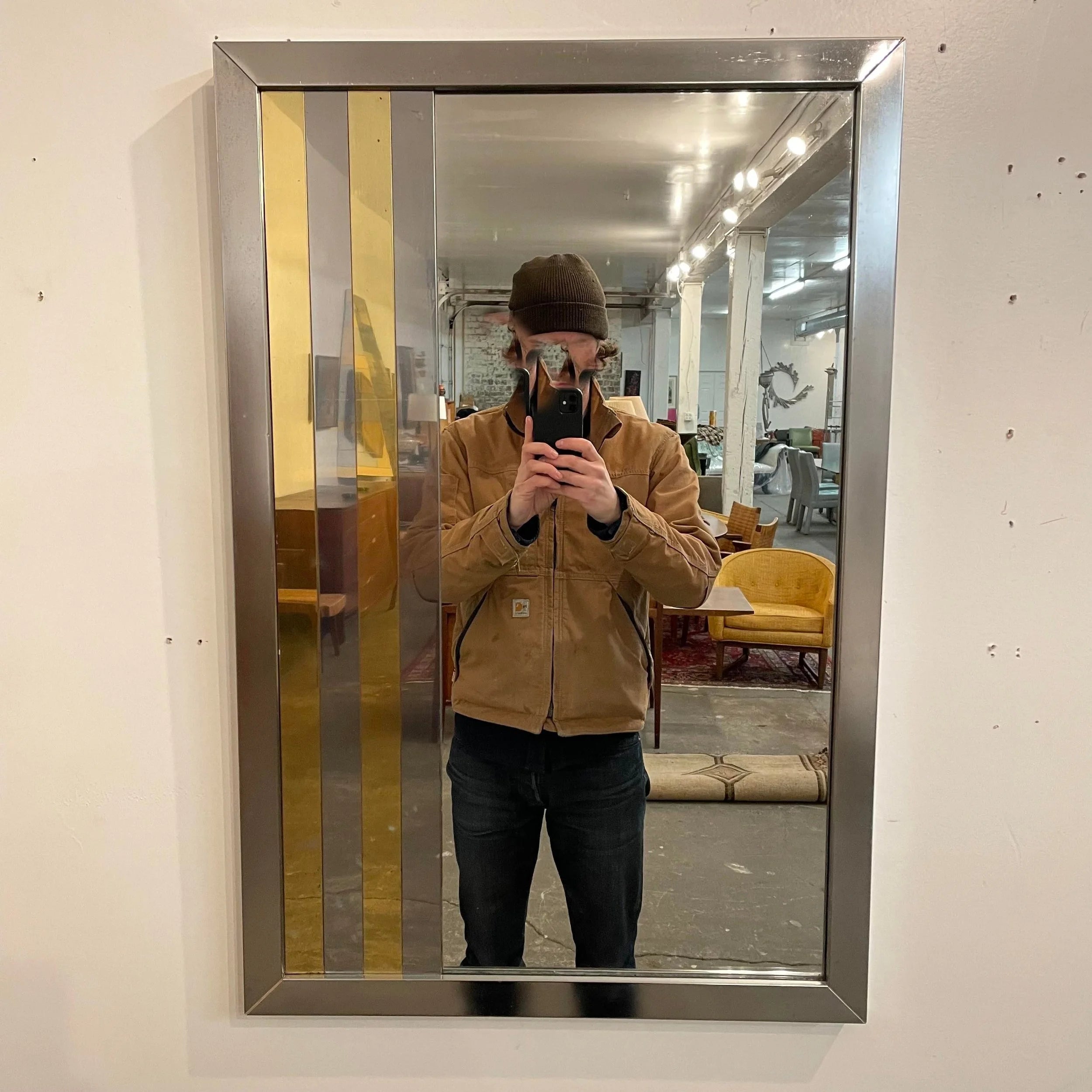 Paul Evans Style Mirror