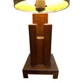 Paul Frankl Skyscraper Table Lamp Signed J Johnson 1939 Wood